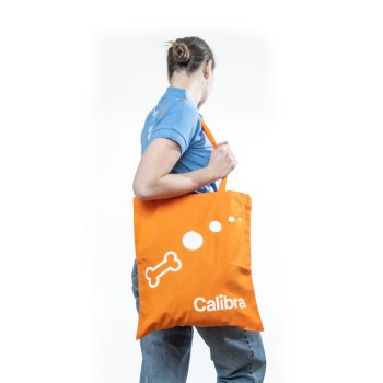 Calibra – Baumwolltasche (Design: Würfel)