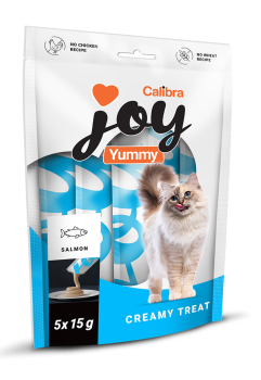 Calibra Joy Cat Yummy Salmon Treat 5x15g