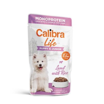 Calibra Dog Life Puppy&Junior Lamb – Lamm-Beutel für Welpen und Junghunde 150 g